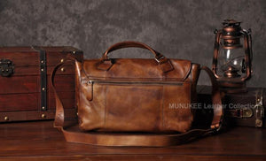 Vintage Genuine Leather Messenger Bag