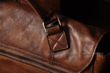 Load image into Gallery viewer, Vintage Genuine Leather Messenger Bag