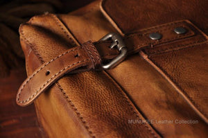 Vintage Genuine Leather Messenger Bag