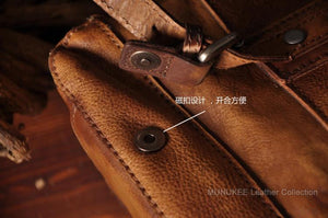 Vintage Genuine Leather Messenger Bag